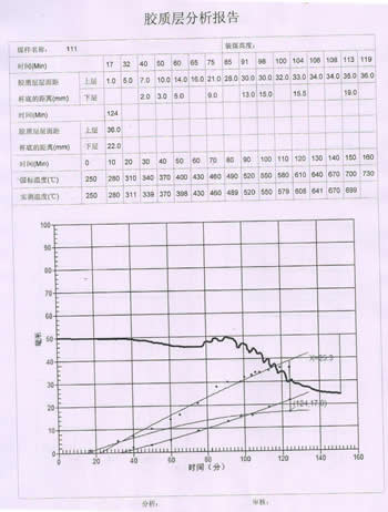 膠質層打印報告B